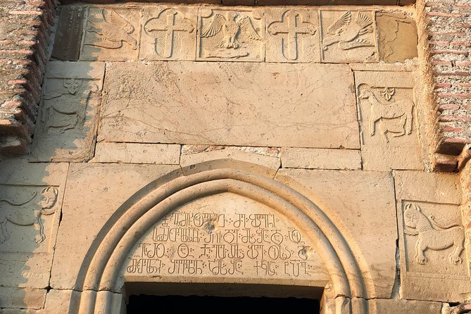 1-Day Trip to David Gareja Monastery with Rainbow Hills & Sighnaghi from Tbilisi - Chichkhituri tower and the moment Rainbow Hills shows its colors