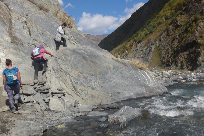 7-day hiking expedition to Tusheti through the Atsunta pass - From the Pirikiti Alazani river down to Girevi