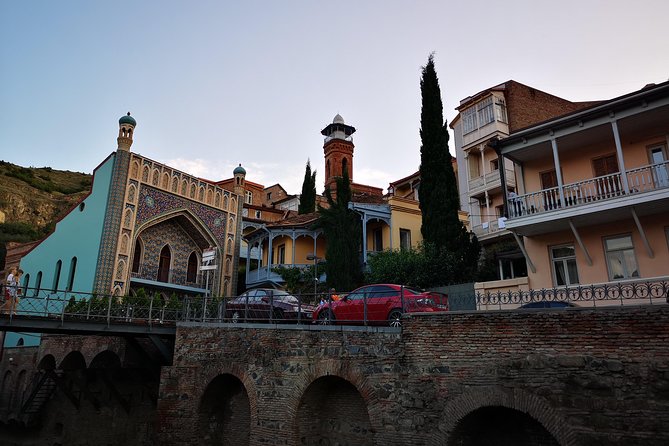 Amazing 10 Days tour Around Georgia from Tbilisi All inclusive - Day 1: Old Tbilisi, Rike Park map views, Narikala at night