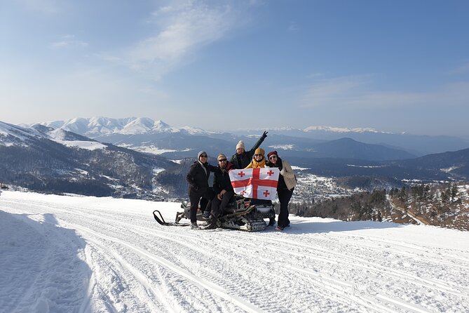 Bakuriani Snow Tour from Kutaisi - Skiing lesson and snowmobile ride: the main event