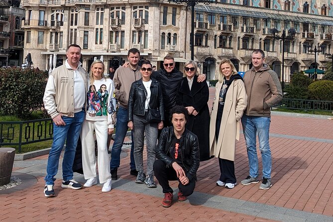 Batumi Guided Night Walking Tour With Welcome Drinks - Piazza Square: The Marble Mosaic Moment