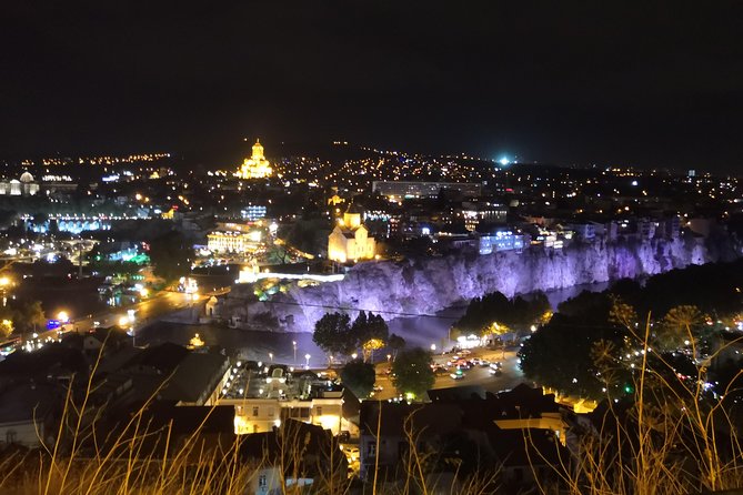 Best of Tbilisi: Private Walking Tour with Local Guide - The Glass Bridge at night: modern Tbilisi in one snapshot