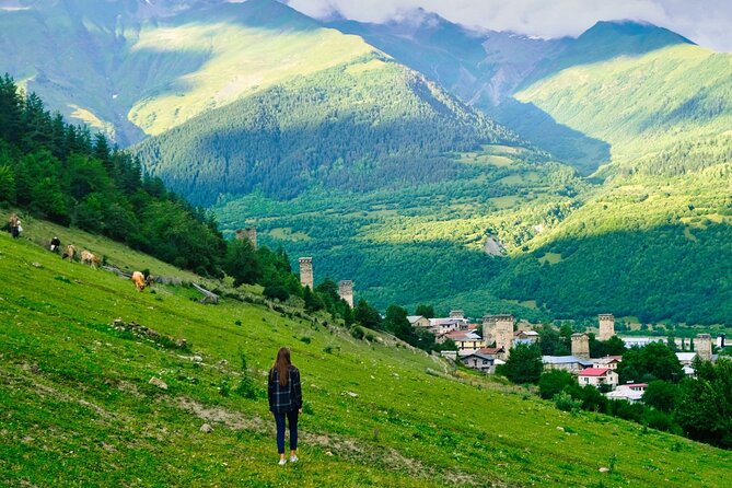 Causacus mountains at Majestic SVANETI and MESTIA from Kutaisi - Pickup in Kutaisi, then the long mountain drive begins