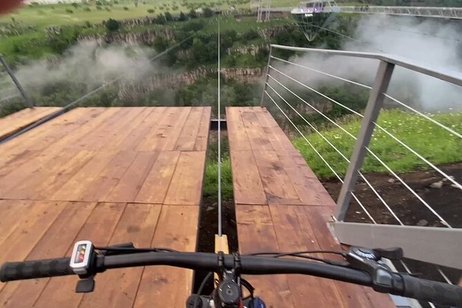 Dashbashi Canyon, Glass Bridge, Bicycle Zip Line, Swing, Private Full Day Tour - Private comfort from Tbilisi, with George and Gigi