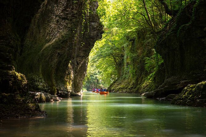 Explore Canyons from Batumi - Prometheus Cave: stalactites and stalagmites underground