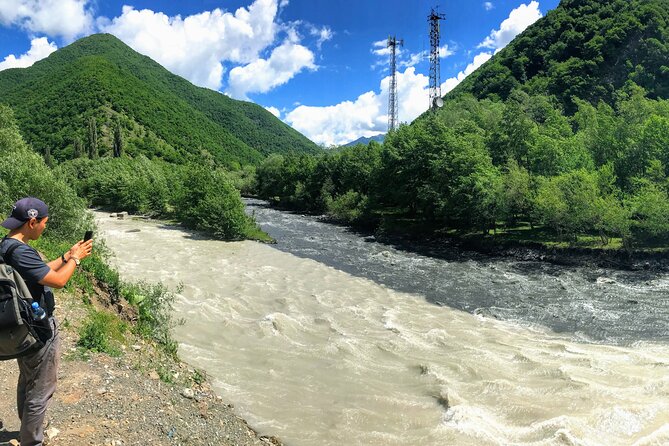 From Tbilisi: Kazbegi Ananuri Gudauri and Trusso Valley by 4x4 - White Aragvi and Black Aragvi: when two rivers refuse to blend