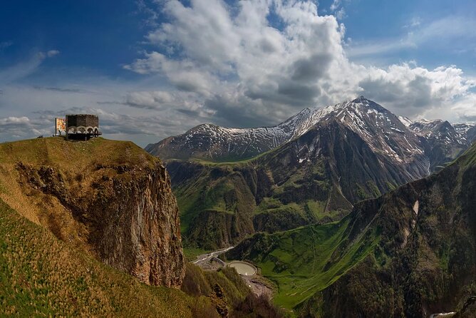 From Tbilisi: Kazbegi Day Tour, Gergeti Trinity, Ananuri &Gudauri - Gudauri: Cross Pass Views and Ski-Season Energy