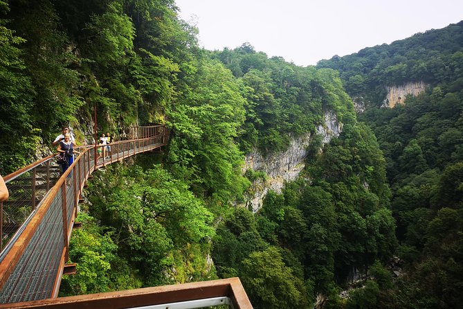 Georgia Tour Package 5 Days - Day 4 Western Georgia Canyons: Martvili, Okatse, Kinchkha Waterfall