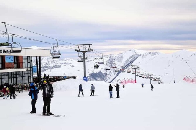 Gudauri Ski Resort Private Day Tour from Tbilisi Snow Adventure - Zhinvali Water Reservoir: quick stop with big-power context