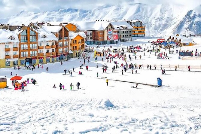 Gudauri Ski Resort Private Day Tour from Tbilisi Snow Adventure - River Aragvi stop: a short geography lesson