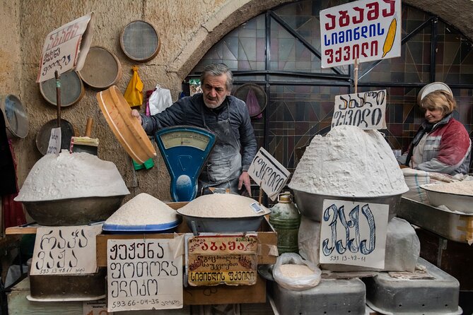 Half-Day Food Tour of Tbilisi Dezerter's Bazaar - Lunch at a local restaurant: where the market tastes meet real plates