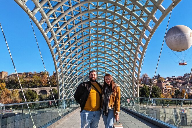 Instagrammable sites of Tbilisi private tour - Orbeliani Baths: colorful bath photos in a tight window