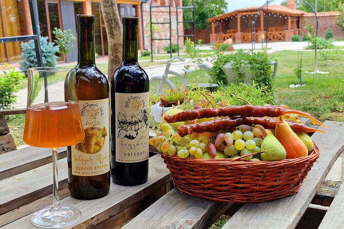 Kakheti - Small wineries and family-cooked lunch • Private tour - Vellino Wine Cellar, three wines, ancestral methods, and chacha