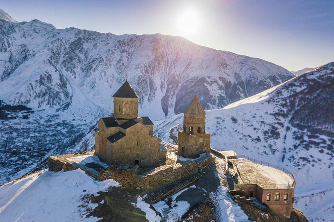 Kazbegi-Ananuri-Gergeti Private Tour - Stop 4: Gergeti Trinity Church near Kazbegi Peak, and the winter road rule