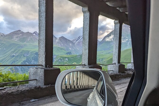 Kazbegi full day private tour + LUNCH - Stop 3: Friendship Monument on the Georgian Military Highway
