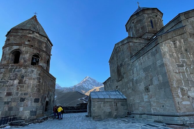 Kazbegi & Gudauri group tour from Tbilisi - Stop 3: Gergeti Trinity Church at 2130 m, the Road Reality