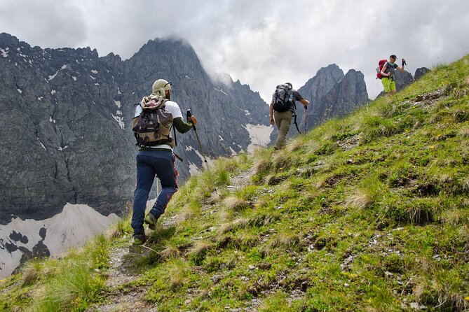 Kazbegi - One Day Trekking Private Tour to Chaukhi Pass 3341 m - Roshka stones and Abudelauri Lakes on the other side