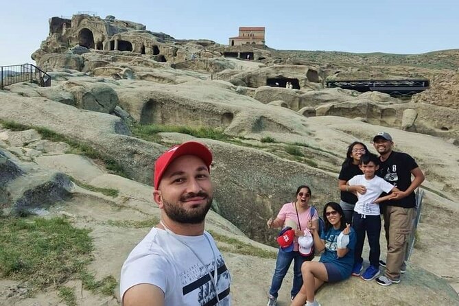 Mtskheta - Gori - Uplistsikhe caves • Private tour - Stop 1 in Tbilisi: Chronicles of Georgia on the big stone stairs