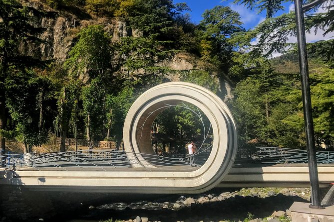 Mtskheta Uplistsikhe Borjomi in one day tour - Uplistsikhe cave town: Fortress of the Lord carved into stone