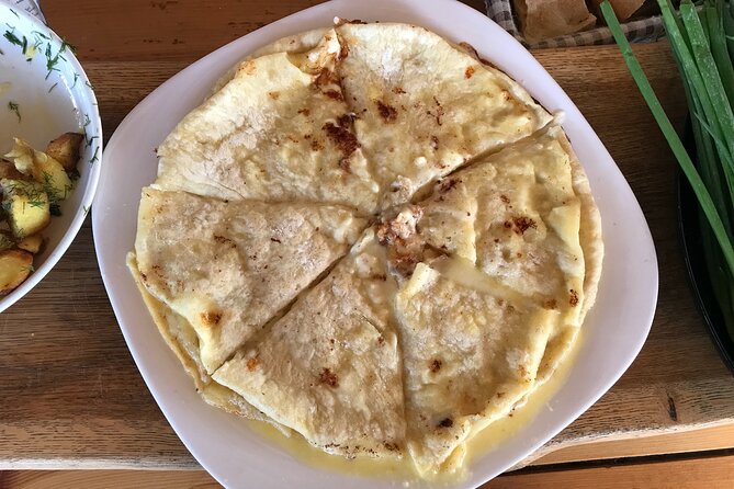 Natural Wine Tour to Kartli region, lunch & wine tasting at Andro Barnovi - Lunch at the chateau, with seasonal atmosphere that actually matters
