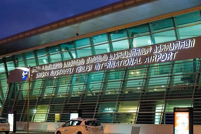 Private airport - city transfer Tbilisi - En route help: SIM cards, money exchange, and food without the scramble