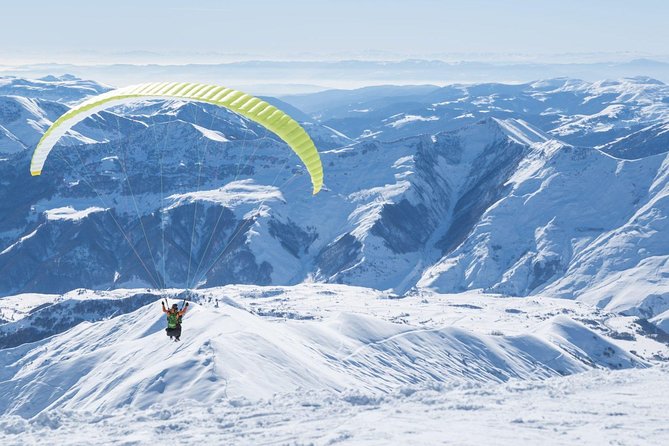 Private Full Day Tour In Kazbegi - Gudauri (Paragliding & Rafting) - Russian Georgian Friendship Monument near Gudauri: views plus optional paragliding