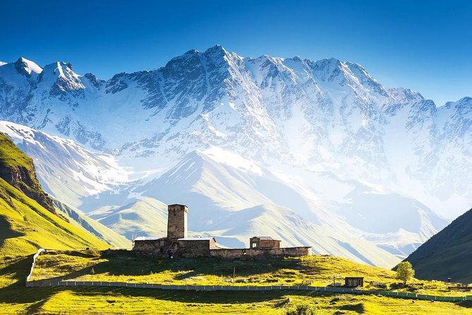 Private tour to Mestia - Ushguli - Svaneti - the magical mountains - Day 1: Okatse canyon, Kinchkha waterfall, Martvili by boat