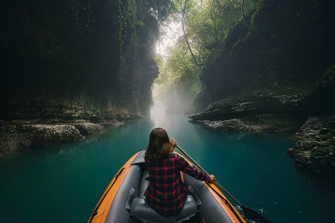 Prometheus cave, Martvili canyon, Okatse waterfall and Lomina lake from Kutaisi - Martvili Canyon: turquoise water, waterfalls, and a short boat option