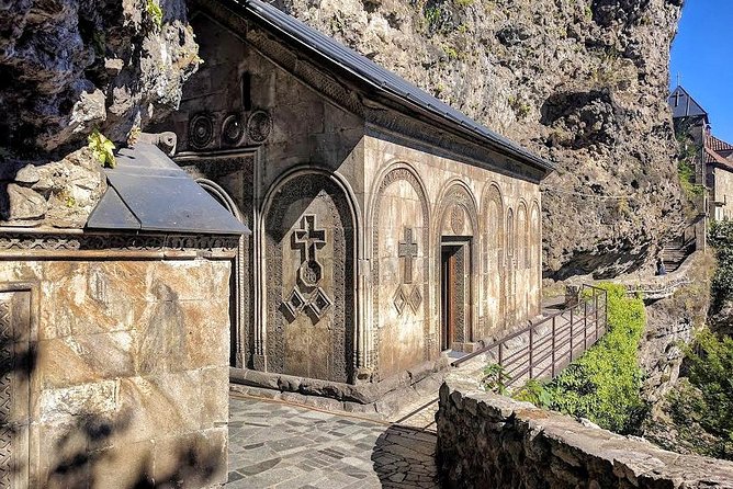 Soviet past - Private day tour to Chiatura, Katskhi pillar and Chronicles - Mgvimevi Monastery: cave stone meets socialist-era surroundings
