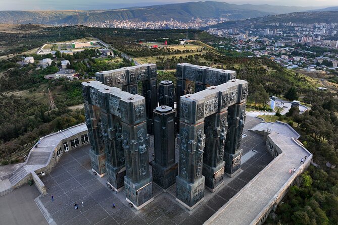 Tbilisi City Tour with Street Photography - Rike Park and Peace Bridge: modern framing for a classic city