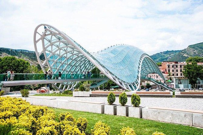 Tbilisi City Tour - Bridge of Peace to Old Town: Baths, Waterfall Views, and a Botanical Stop