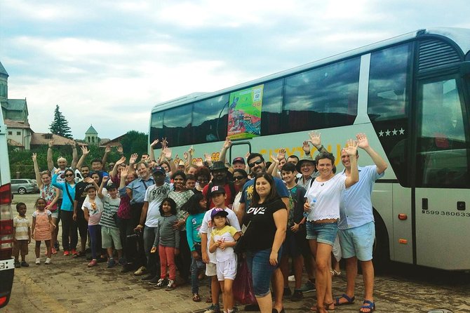 Tbilisi - Mtskheta - Jvari. Full City Tour on Hop On Hop Off Bus - Tbilisi city stops: Rustaveli, Pushkin Square, Marjanishvili, and Baratashvili