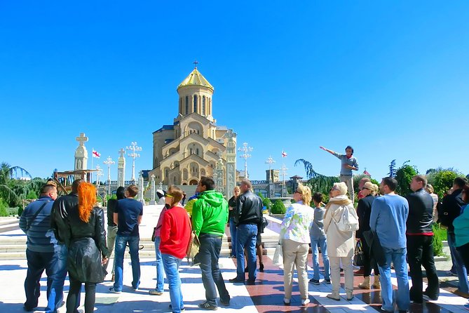 Tbilisi - Mtskheta - Jvari. Full City Tour on Hop On Hop Off Bus - Holy Trinity Cathedral of Tbilisi, Tsminda Sameba: the main city highlight