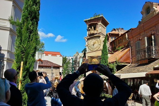 Tbilisi - Mtskheta - Jvari. Full City Tour on Hop On Hop Off Bus - Europe Square and the handoff toward Jvari