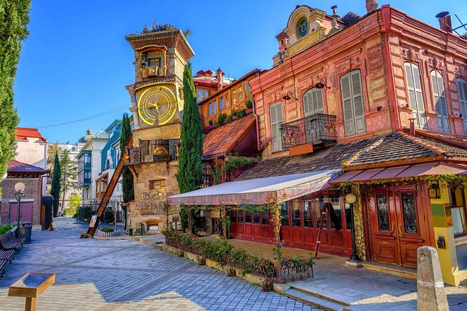 Very Friendly Tbilisi Walking Tour (wine tasting & cable car) - Rezo Gabriadze puppet theater, and that hourly golden angel detail